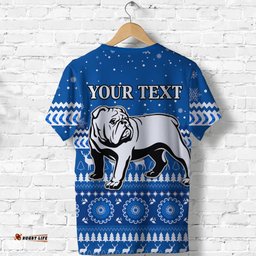 custom personalised bulldogs t shirt christmas canterbury bankstown