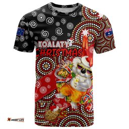 koalaty christmas t shirt australia koala aboriginal dt02
