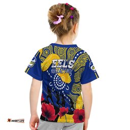 parramatta eels rugby t shirt anzac day aboriginal arts