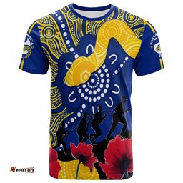 parramatta eels rugby t shirt anzac day aboriginal arts
