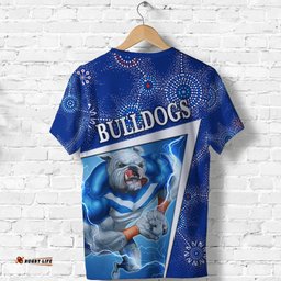 custom personalised canterbury bankstown bulldogs t shirt indigenous limited edition