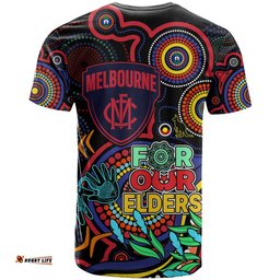 demons football aboriginal art t shirt naidoc indigenous tribal