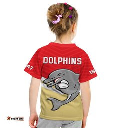 dolphins rugby t shirt sporty style ver01