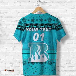 custom personalised brisbane heat t shirt christmas simple style