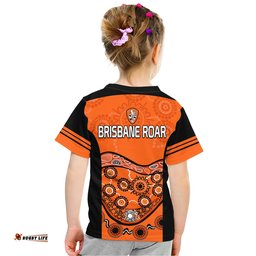 brisbane roar soccer t shirt aboriginal