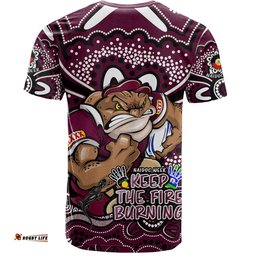 Amazing Aussie Queensland Maroons T-Shirt Aboriginal Inspired Naidoc Week Custom For Die Hard Fan Supporters