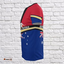 t shirt aus flag t shirt kangaroo coat of arms unisex