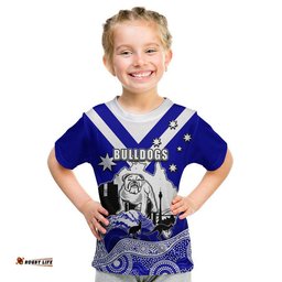 custom personalised bulldogs rugby t shirt australia day style
