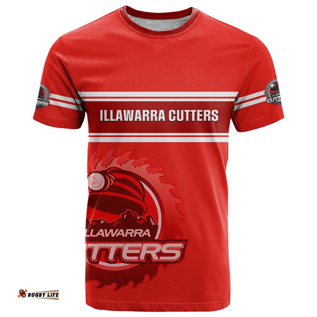 personalised australia rugby t shirt illawarra cutters sporty style