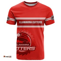 personalised australia rugby t shirt illawarra cutters sporty style