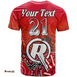 custom personalised melbourne renegades champions t shirt lizard indigenous aboriginal