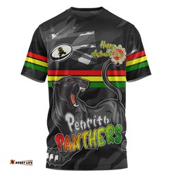 Amazing Aussie Penrith Panthers T-Shirt - Happy Australia Day We Are One And Free