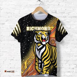 custom personalised richmond premier t shirt tigers aboriginal