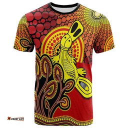custom personalised aboriginal platypus t shirt tree on the hill sunshine