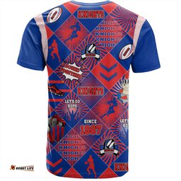 Amazing Aussie Newcastle Knights Sport T-Shirt - Argyle Patterns Style Tough Fan Rugby For Life