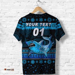 custom personalised cronulla sutherland sharks t shirt christmas simple style black