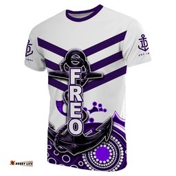 custom personalised fremantle t shirt freo aboriginal simple white style