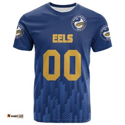 parramatta eels t shirt logo sport ombre nrl 0