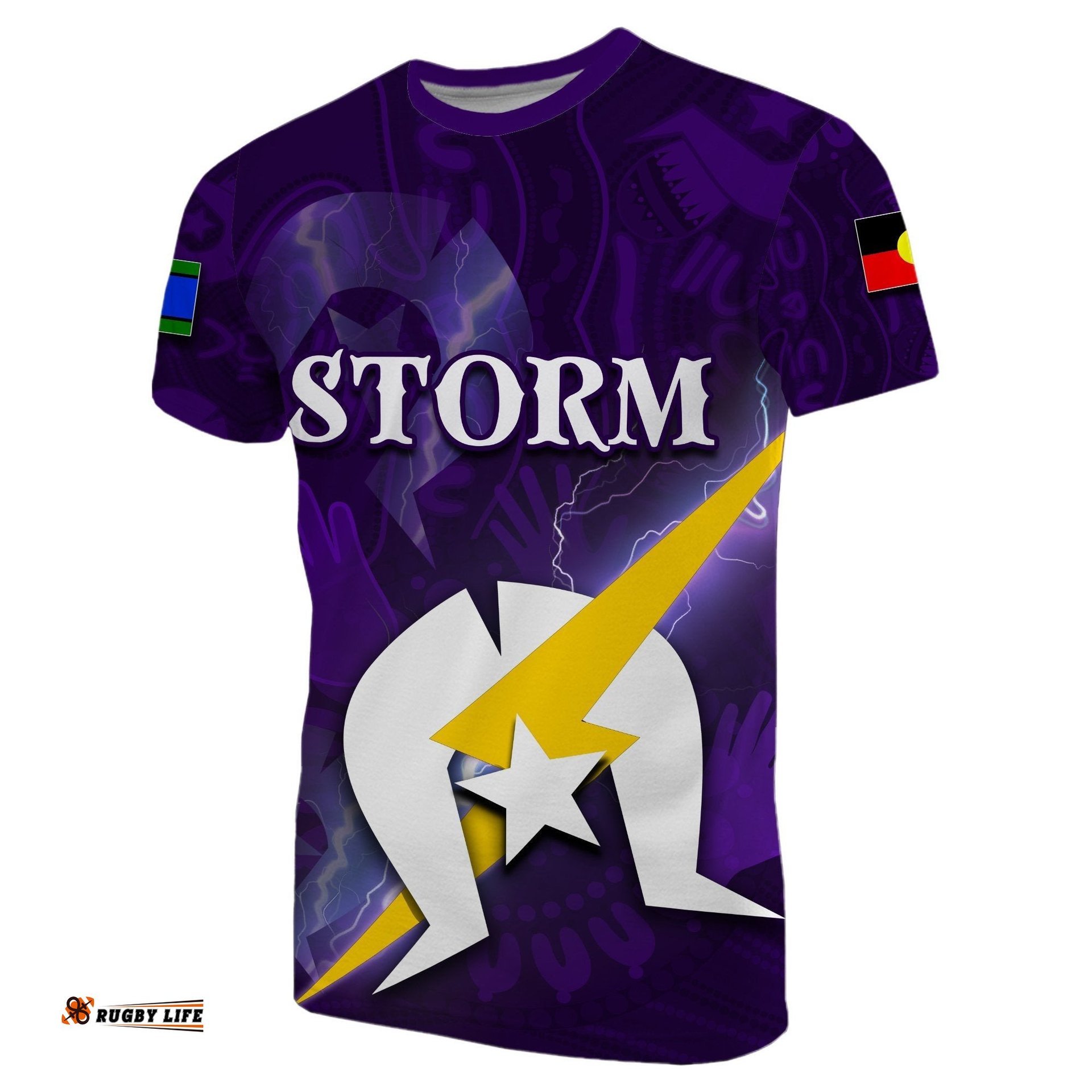 naidoc melbourne storm t shirt heal country