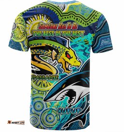 Amazing Aussie Parramatta Eels Vs Sharkies Custom T-shirt - The Best of The Best T-shirt