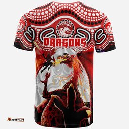 st george rugby dragonslayers t shirt custom indigenous st george illawarra dragons with aboriginal culture