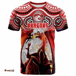 st george rugby dragonslayers t shirt custom indigenous st george illawarra dragons with aboriginal culture