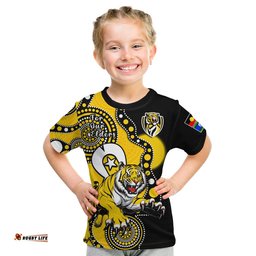 custom text and number richmond football naidoc 2023 t shirt tigers for our elders indigenous art