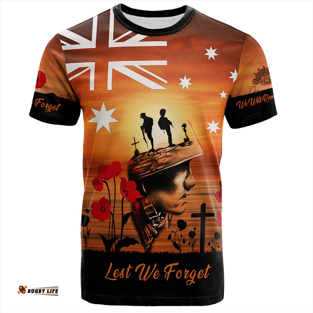Amazing Aussie Australia T-Shirt We Will Never Forget