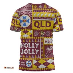 Amazing Aussie Queensland Christmas T-shirt - Holly Jolly Chrissie T-shirt