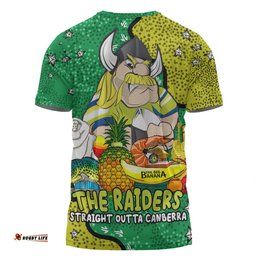 Amazing Aussie Canberra Raiders Custom T-shirt - Australian Big Things T-shirt