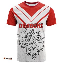 dragons indigenous t shirt simple st george illawarra