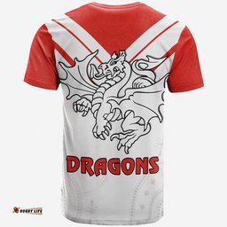 dragons indigenous t shirt simple st george illawarra