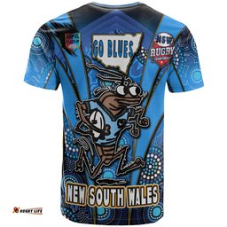 Amazing Aussie Cockroaches  T-Shirt - Custom Cockroaches Mascot With Aboriginal Inspired Art  T-Shirt