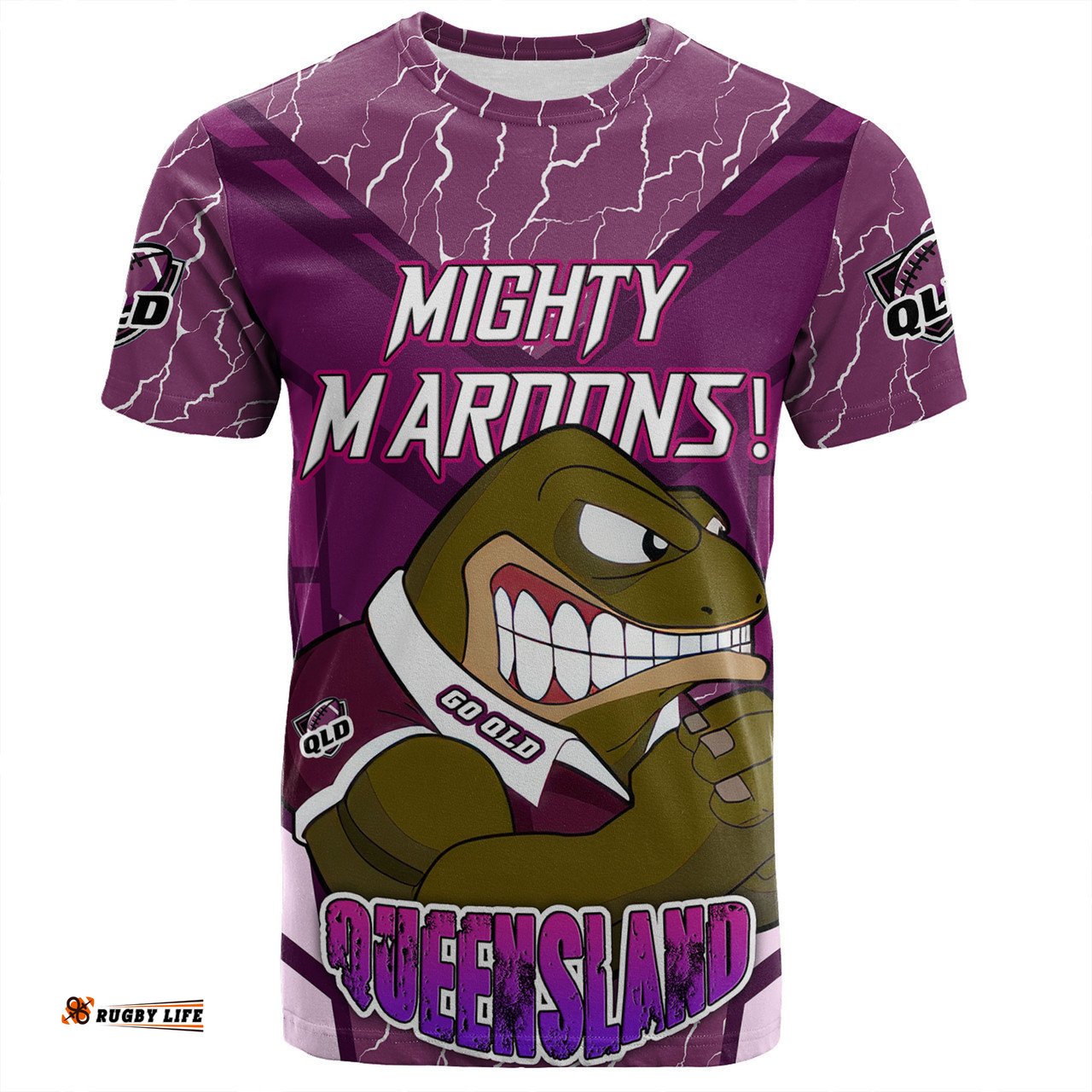 Amazing Aussie Cane Toads Sport T-Shirt - Custom Mighty Maroons