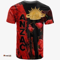 Amazing Aussie Australia Anzac T-shirt - Anzac Poppy