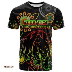 Amazing Aussie Penrith Panthers Naidoc T-shirt - Custom Reggae For Our Elders T-shirt