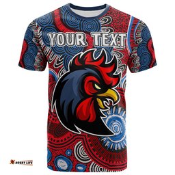 Amazing Aussie Sydney Roosters Custom T-Shirt - Indigenous Sydney Roosters