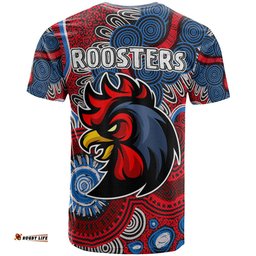 Amazing Aussie Sydney Roosters Custom T-Shirt - Indigenous Sydney Roosters