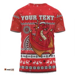 Amazing Aussie St. George Illawarra Dragons Christmas Custom T-shirt - Ugly Xmas And Aboriginal Patterns For Die Hard Fan T-shirt