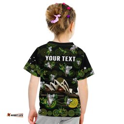 custom personalised australia t shirt aboriginal golden wattle mix koala and sydney opera house