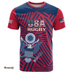 personalised united states rugby t shirt usa go eagles pacific 2023