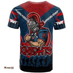 Amazing Aussie Newcastle Knights T-shirt - Custom Anzac Day Newcastle Knights T-shirt