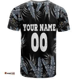 Amazing Aussie Penrith Panthers Custom T-Shirt - Tropical Patterns Penrith Panthers T-Shirt