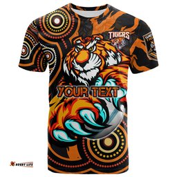 Amazing Aussie Australia Tigers Custom Indigenous T-Shirt - This is My Jungle Style