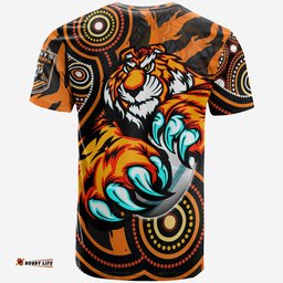 Amazing Aussie Australia Tigers Custom Indigenous T-Shirt - This is My Jungle Style