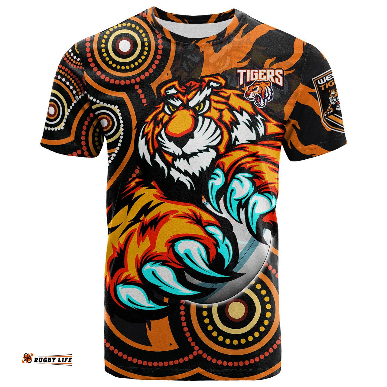 Amazing Aussie Australia Tigers Custom Indigenous T-Shirt - This is My Jungle Style