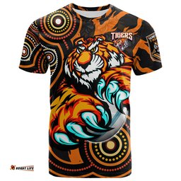 Amazing Aussie Australia Tigers Custom Indigenous T-Shirt - This is My Jungle Style