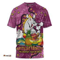 Amazing Aussie Brisbane Broncos Custom T-shirt - Australian Big Things T-shirt