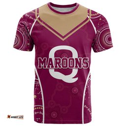 personalised qld maroons rugby indigenous t shirt state of origin canetoads