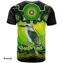 personalised australia sagittarius kookaburra zodiac t shirt auz astrology aboriginal green